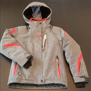 Killtec Level 5 ski snow jacket grey pink black